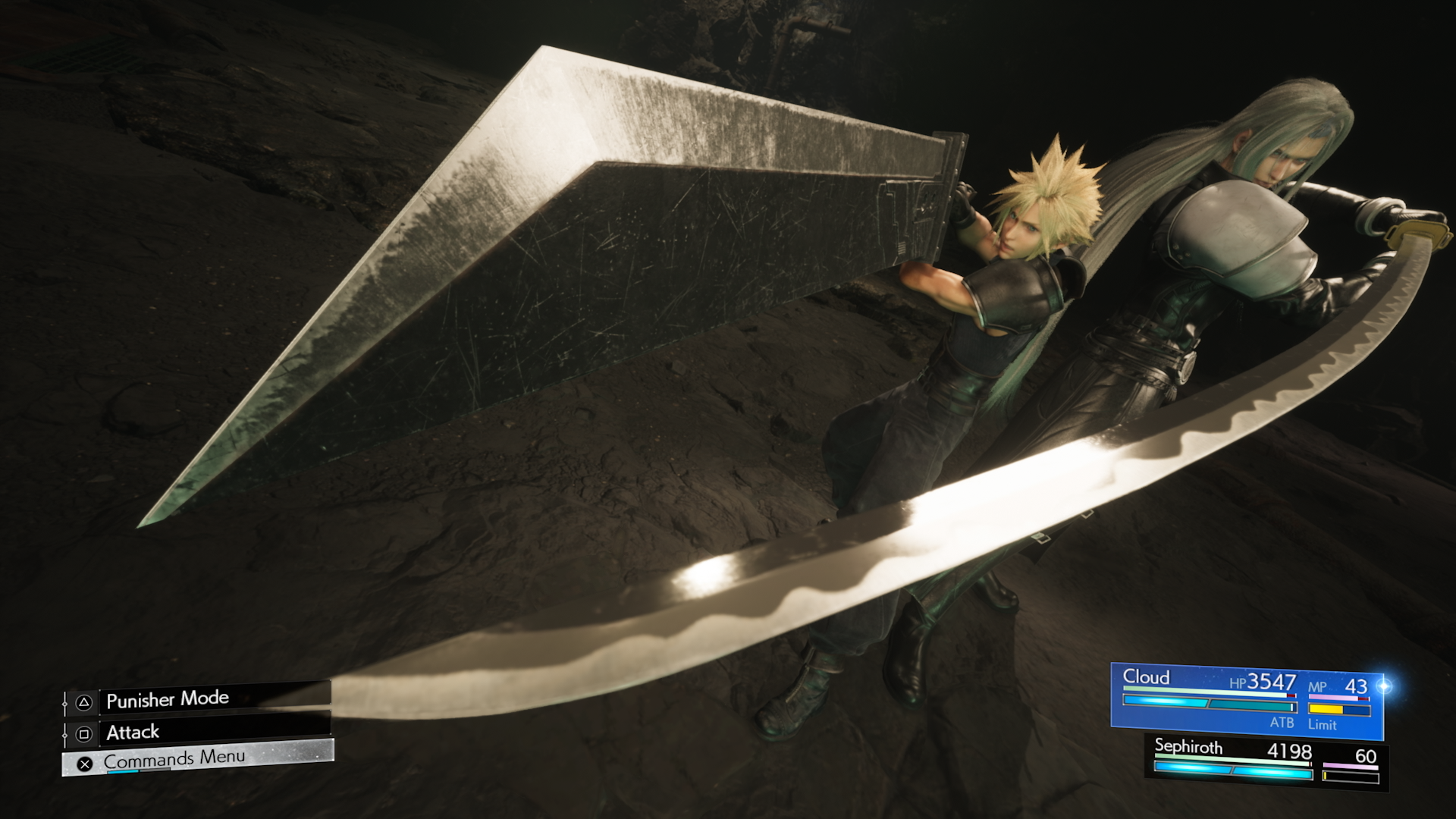 FINAL FANTASY VII REBIRTH screenshot: realistic, low-poly, third-person, no outlines, realistic lighting (character, combat)