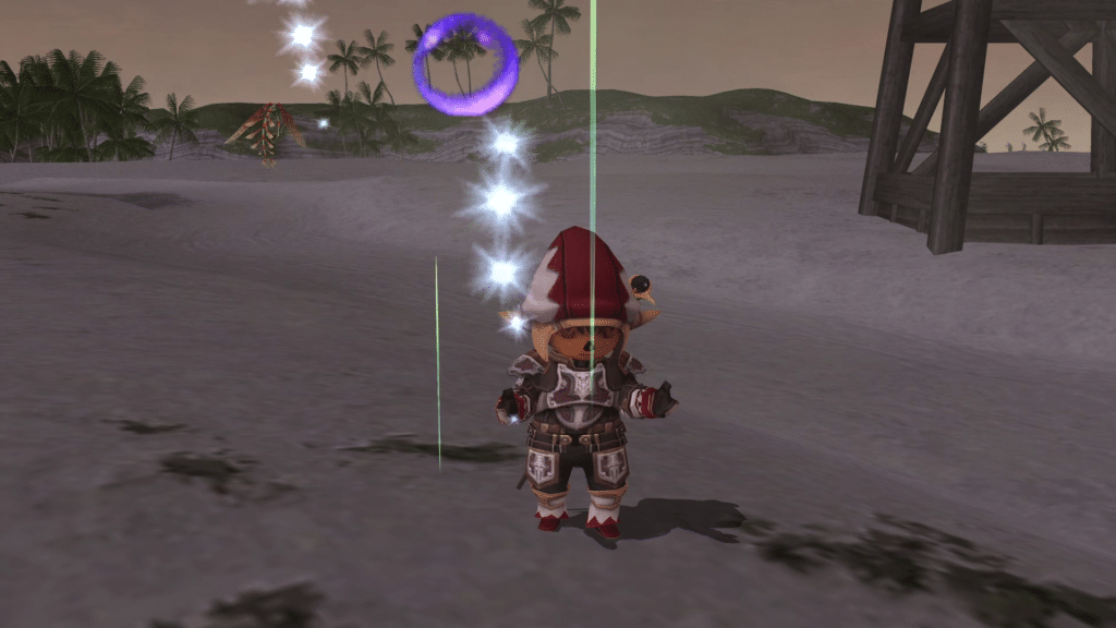 FINAL FANTASY XI screenshot: realistic, third-person, no outlines, soft gradient (environment, character)