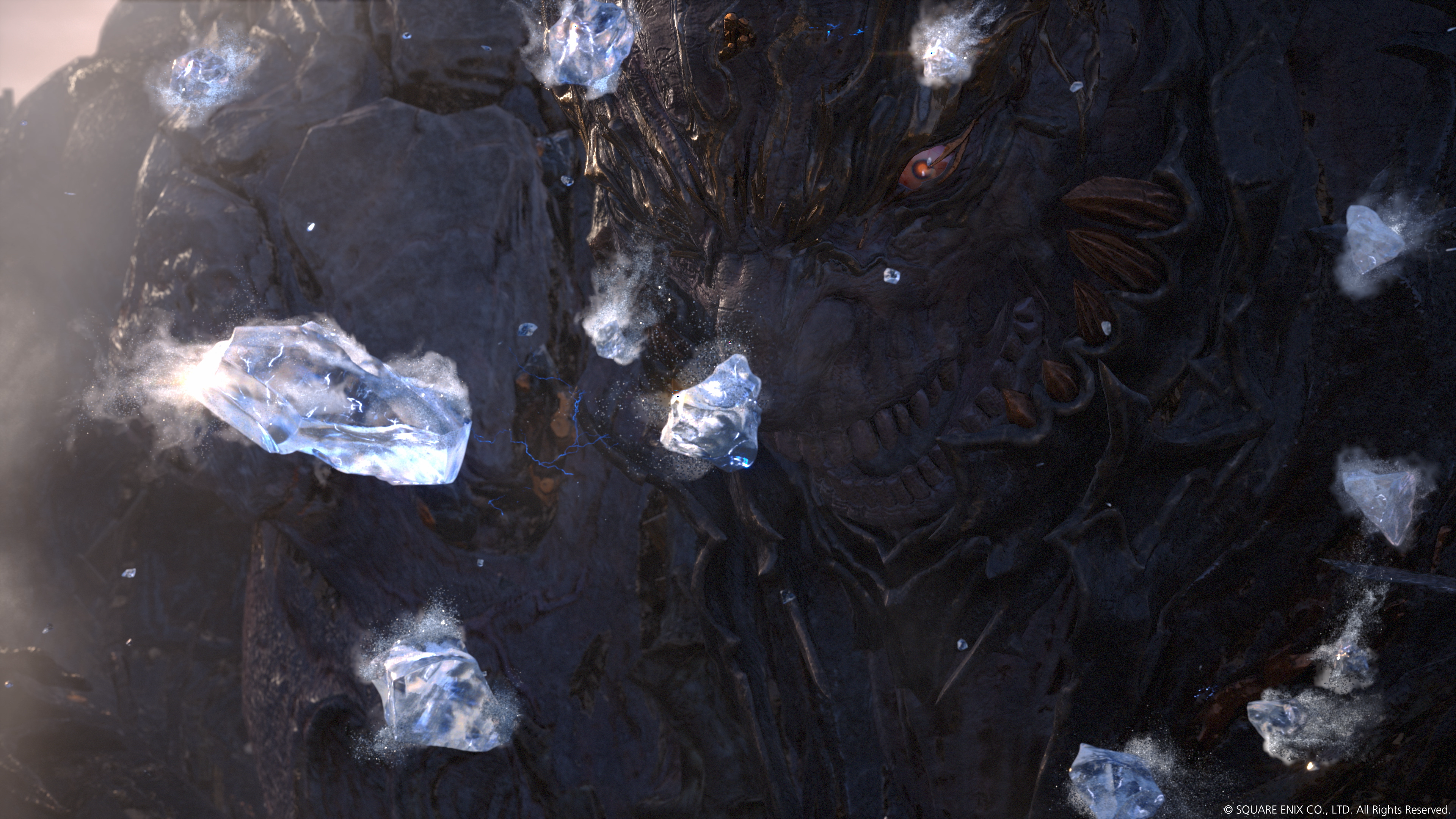 FINAL FANTASY XVI screenshot: realistic, third-person, no outlines, realistic lighting (character, cutscene)