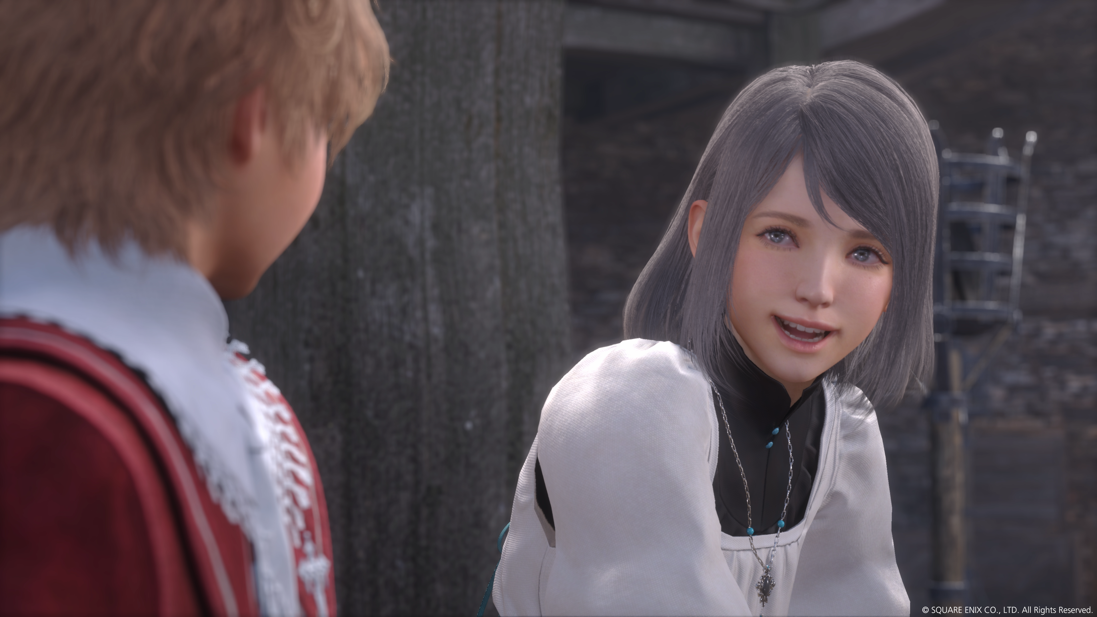 FINAL FANTASY XVI screenshot: realistic, third-person, no outlines, realistic lighting (environment, character, cutscene)