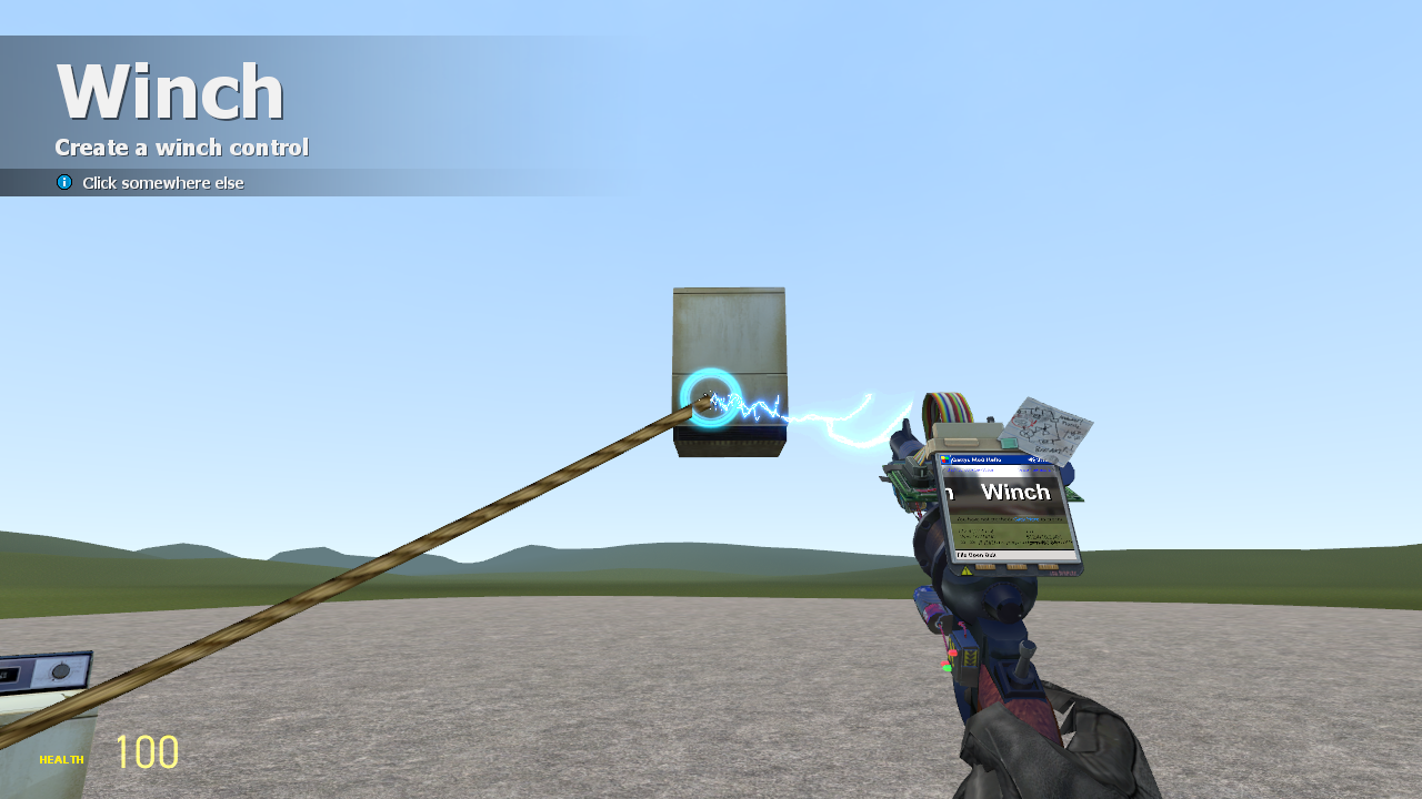 Garry's Mod screenshot: realistic, stylized 3d, first-person, no outlines, soft gradient (environment)