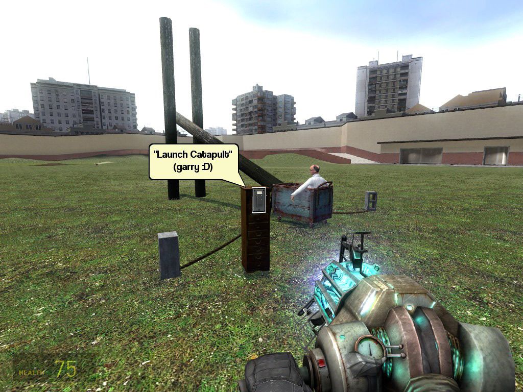 Garry's Mod screenshot: realistic, stylized 3d, first-person, no outlines, soft gradient (environment)