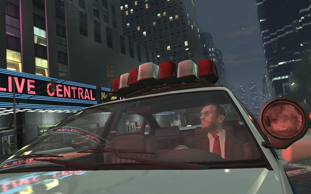 Grand Theft Auto IV screenshot: realistic, third-person, no outlines, realistic lighting (character, environment, cutscene)