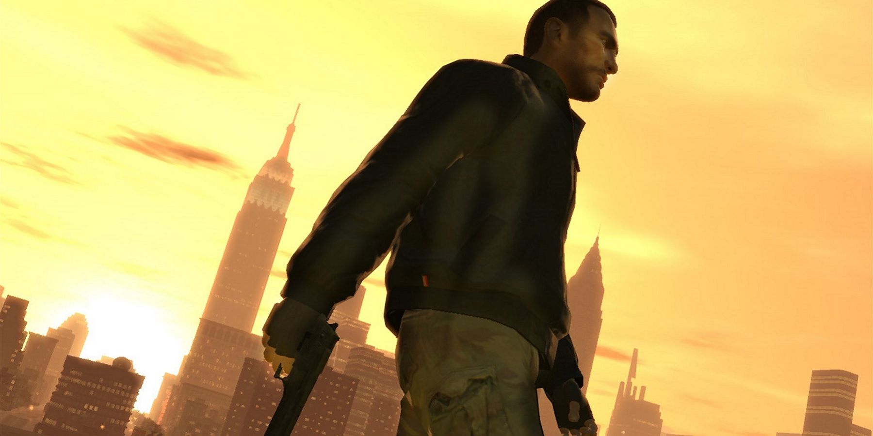 Grand Theft Auto IV screenshot: realistic, third-person, no outlines, realistic lighting (environment, character, cutscene)