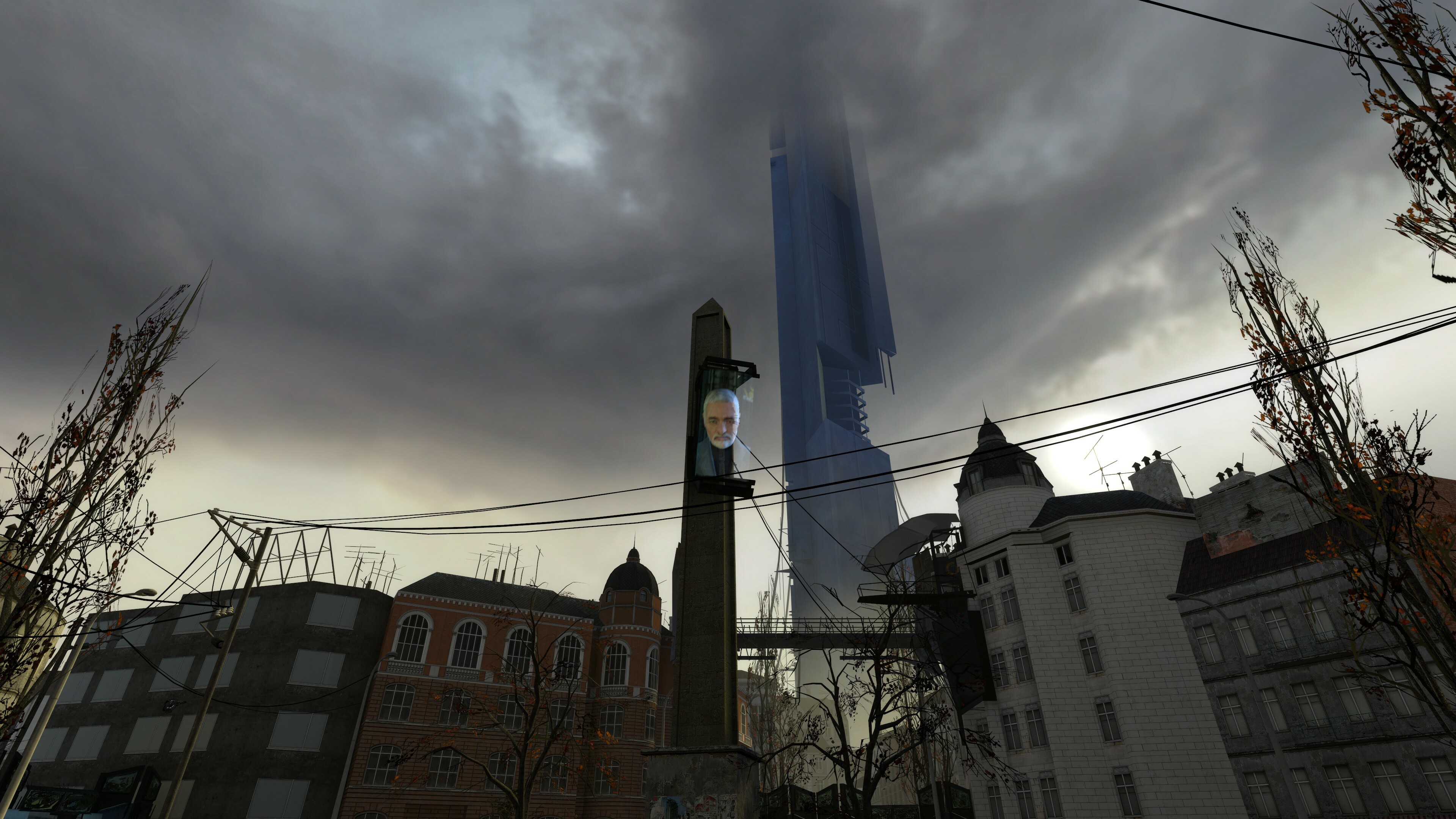 Half-Life 2 screenshot: realistic, first-person, no outlines, soft gradient (environment)