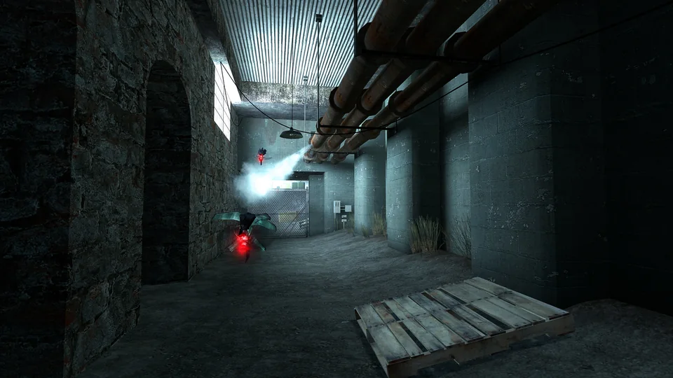Half-Life 2: Update screenshot: realistic, first-person, no outlines, realistic lighting (environment)