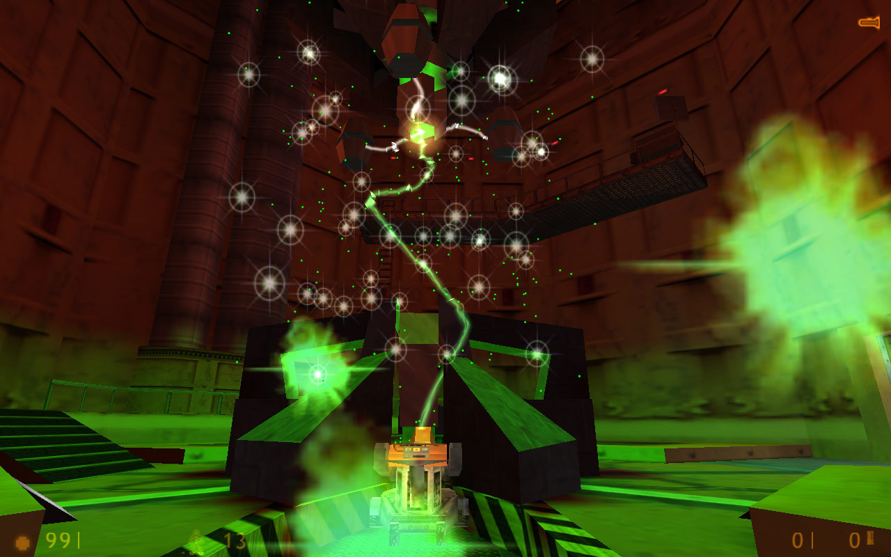 Half-Life screenshot: realistic, first-person, no outlines, baked lighting (environment)