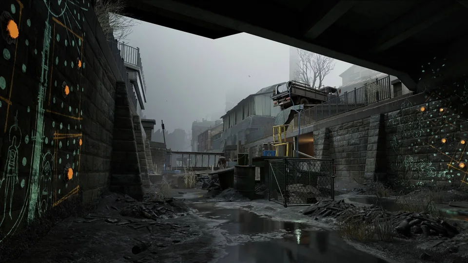 Half-Life: Alyx screenshot: realistic, first-person, no outlines, realistic lighting (environment)