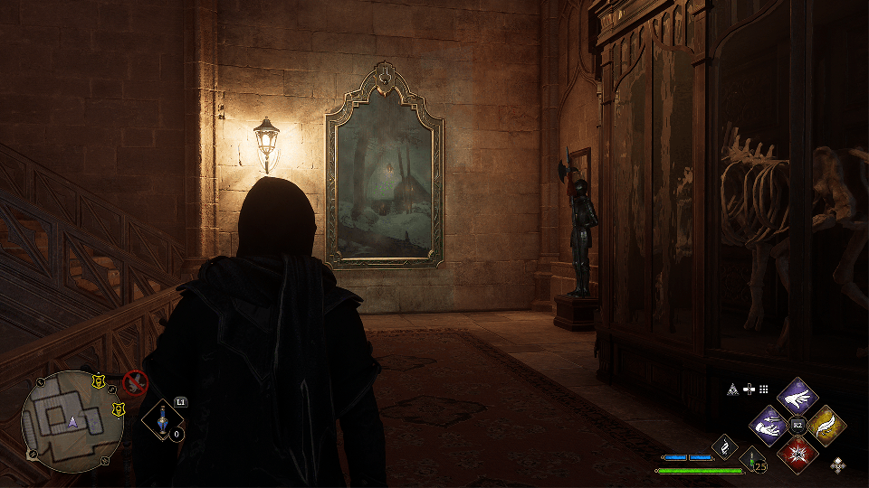 Hogwarts Legacy screenshot: realistic, third-person, no outlines, realistic lighting (environment)