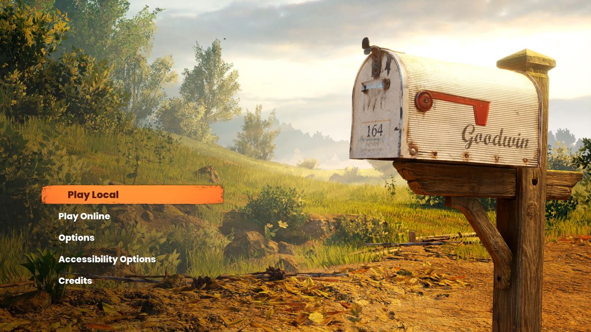 It Takes Two screenshot: stylized 3d, third-person, side-scrolling, top-down, three-quarter, no outlines, realistic lighting (ui / menu)