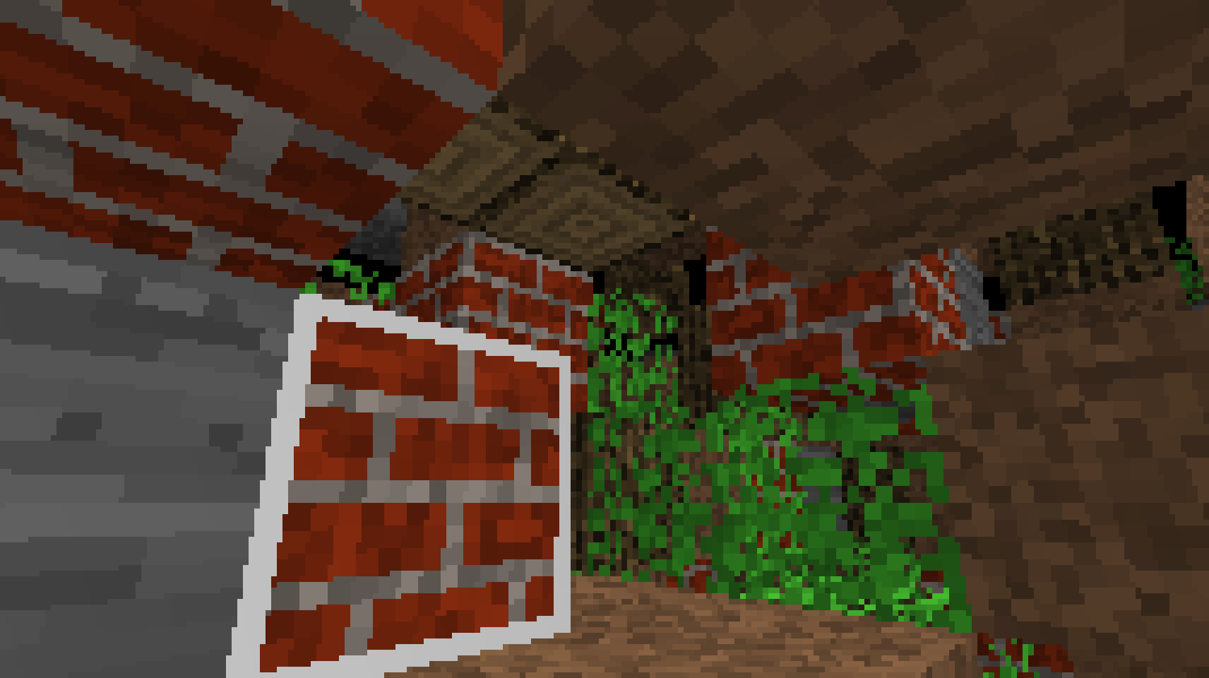 Minecraft 4k screenshot: voxel, first-person, no outlines (environment)