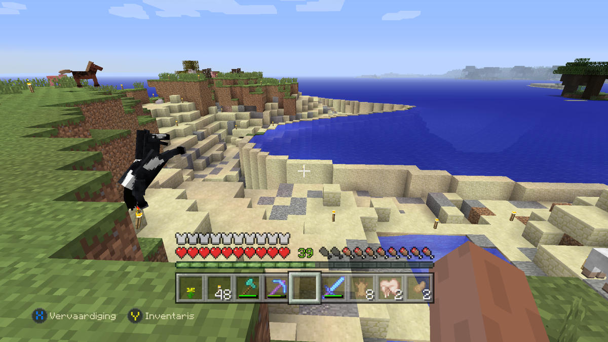 Minecraft: Xbox One Edition screenshot: voxel, first-person, no outlines (environment)