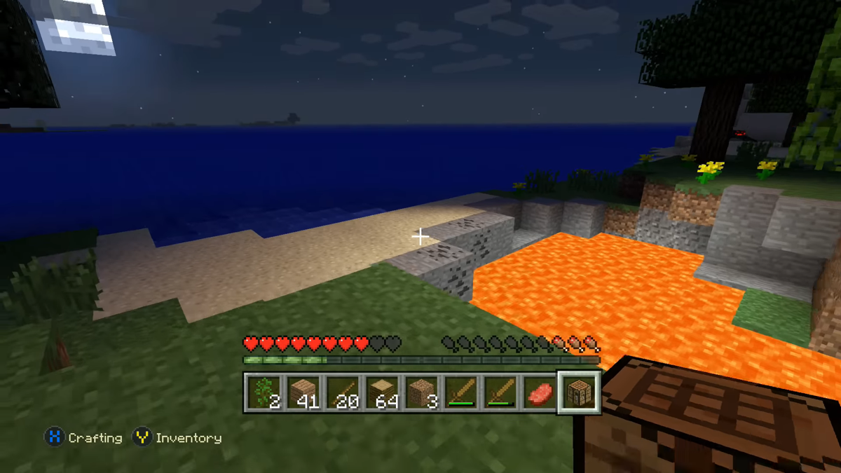 Minecraft: Xbox One Edition screenshot: voxel, first-person, no outlines (environment)
