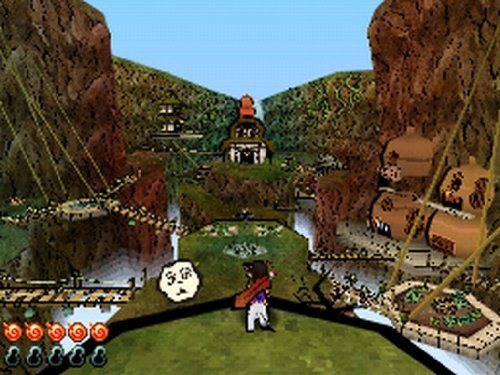 Ōkamiden screenshot: cel-shaded, third-person, black outlines, flat / unlit (environment)