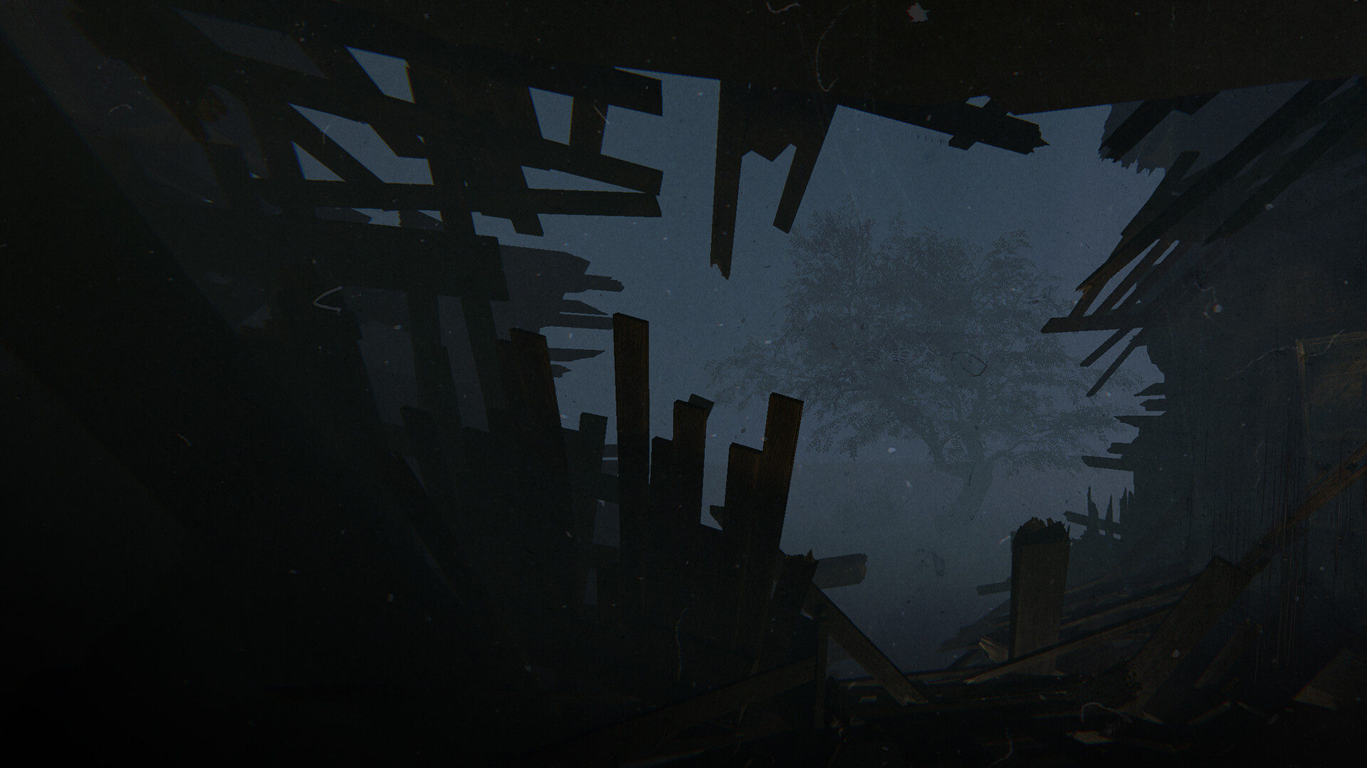 Phasmophobia screenshot: realistic, first-person, no outlines, realistic lighting (environment)