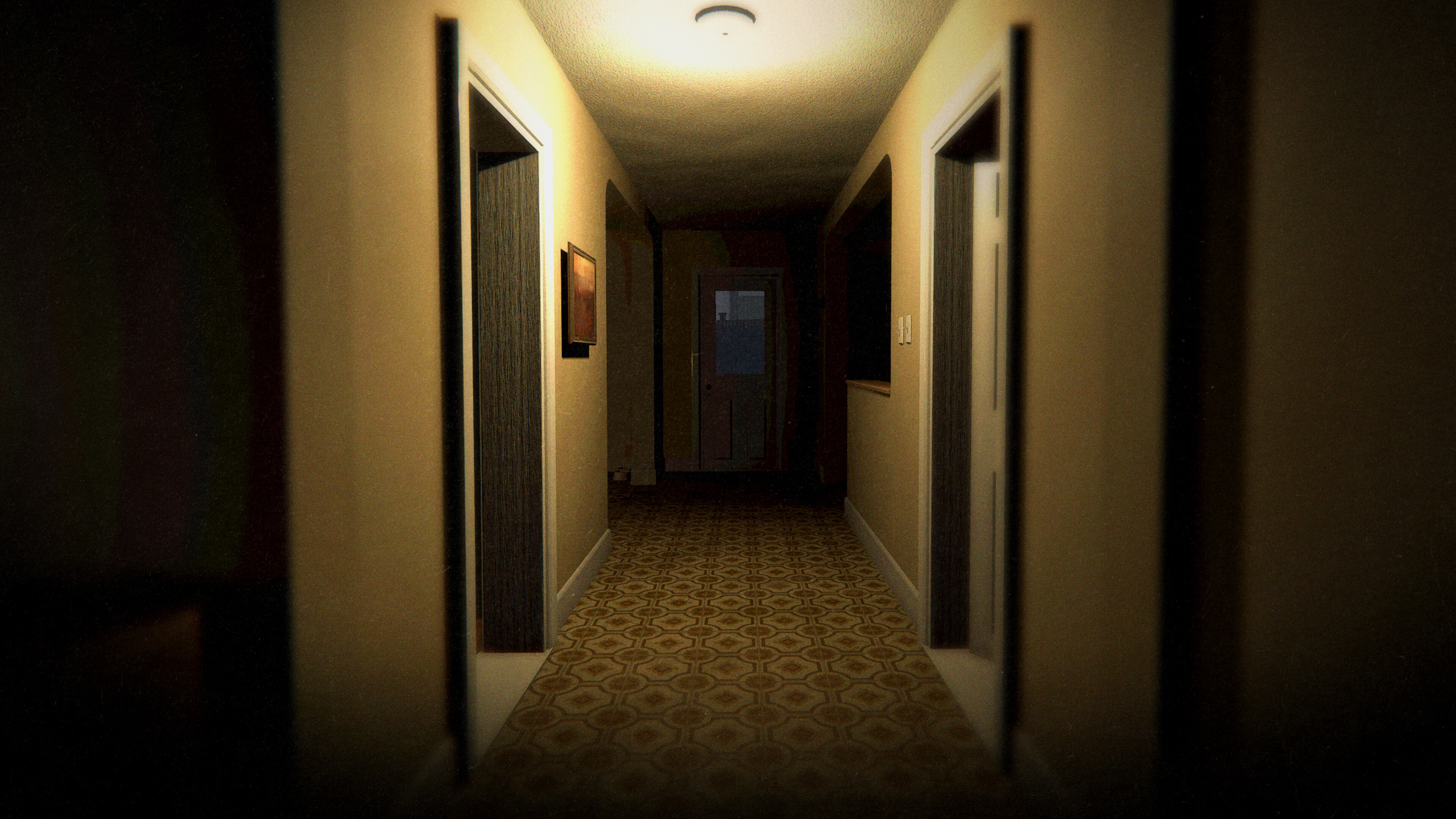 Phasmophobia screenshot: realistic, first-person, no outlines, realistic lighting (environment)