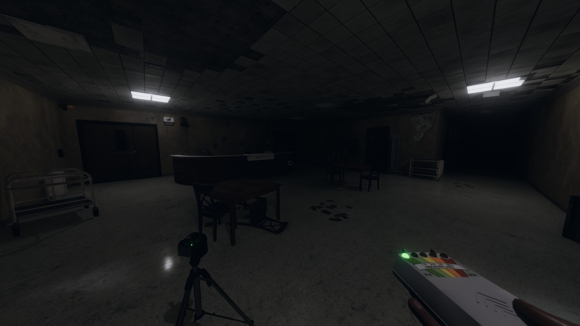 Phasmophobia screenshot: realistic, first-person, no outlines, realistic lighting (environment)