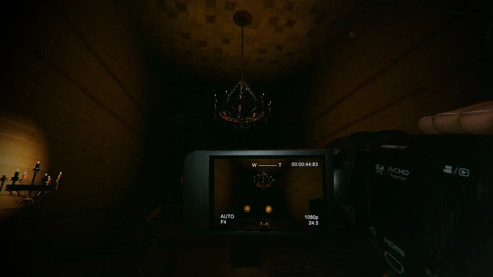 Phasmophobia screenshot: realistic, first-person, no outlines, realistic lighting (environment)