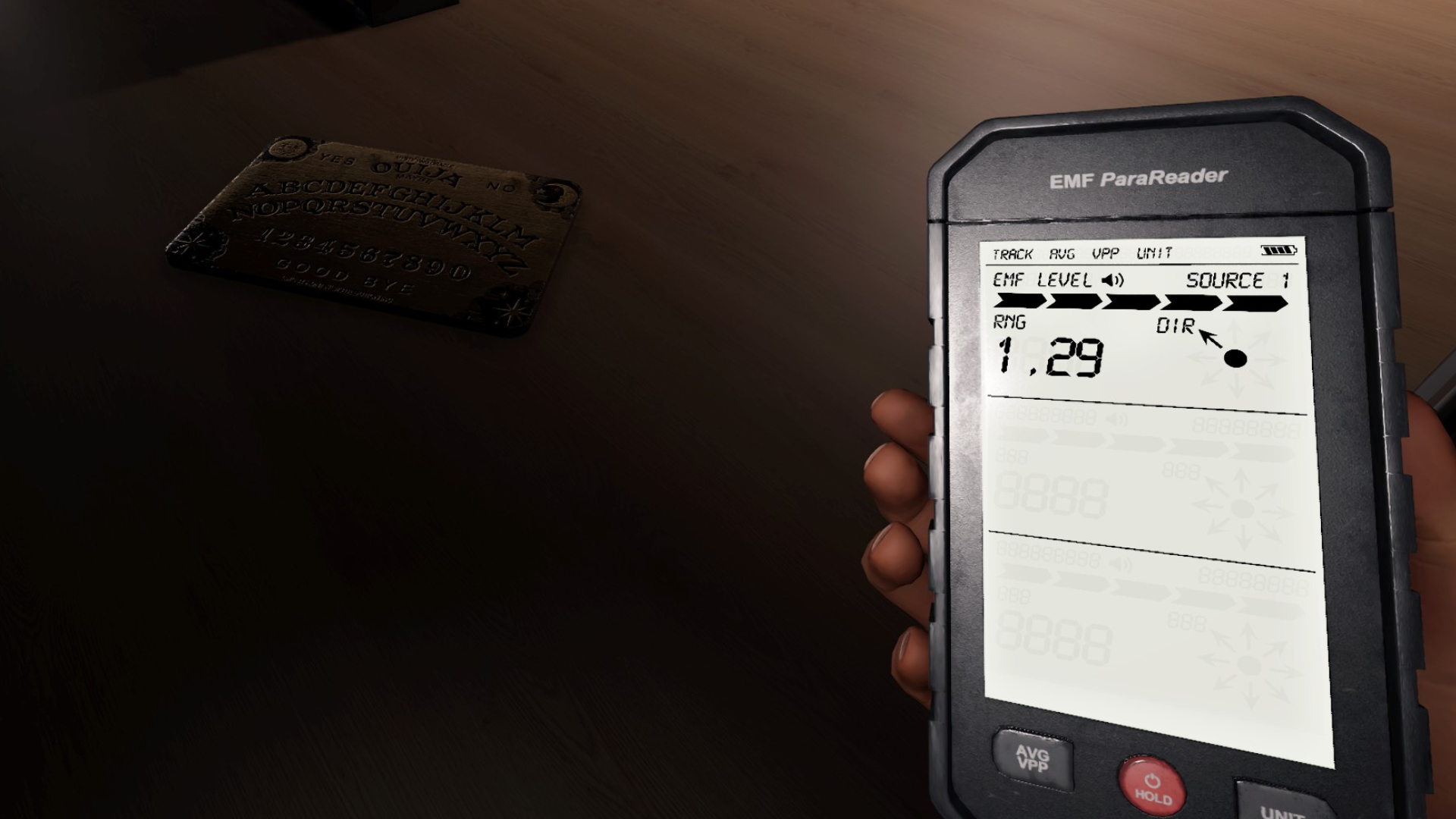 Phasmophobia screenshot: realistic, first-person, no outlines, realistic lighting (environment)