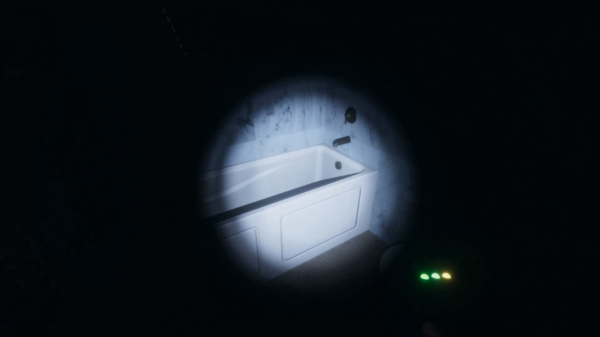Phasmophobia screenshot: realistic, first-person, no outlines, realistic lighting (environment)