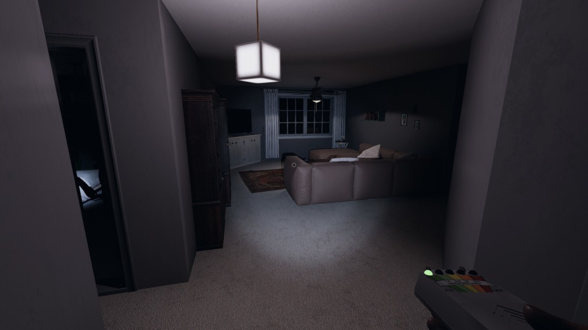 Phasmophobia screenshot: realistic, first-person, no outlines, realistic lighting (environment)