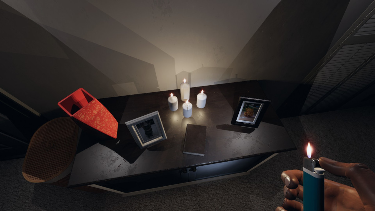 Phasmophobia screenshot: realistic, first-person, no outlines, realistic lighting (environment)