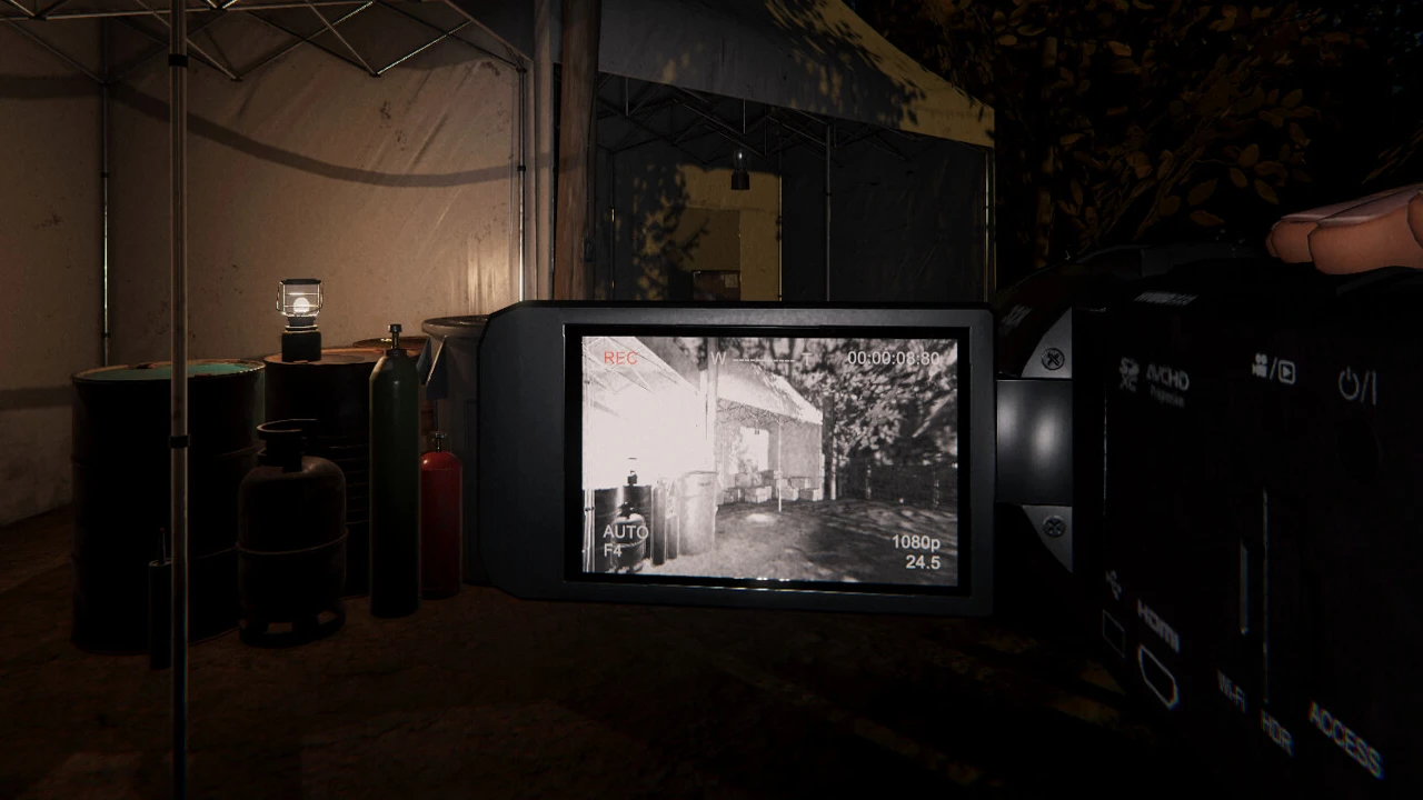 Phasmophobia screenshot: realistic, first-person, no outlines, realistic lighting (environment)