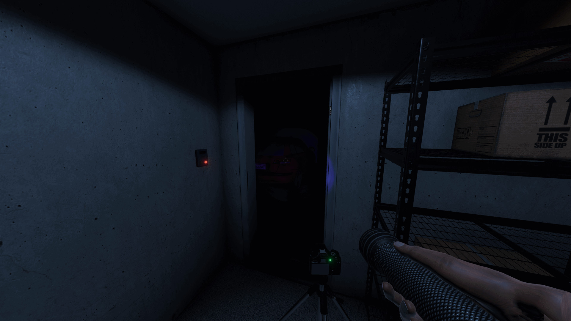 Phasmophobia screenshot: realistic, first-person, no outlines, realistic lighting (environment)