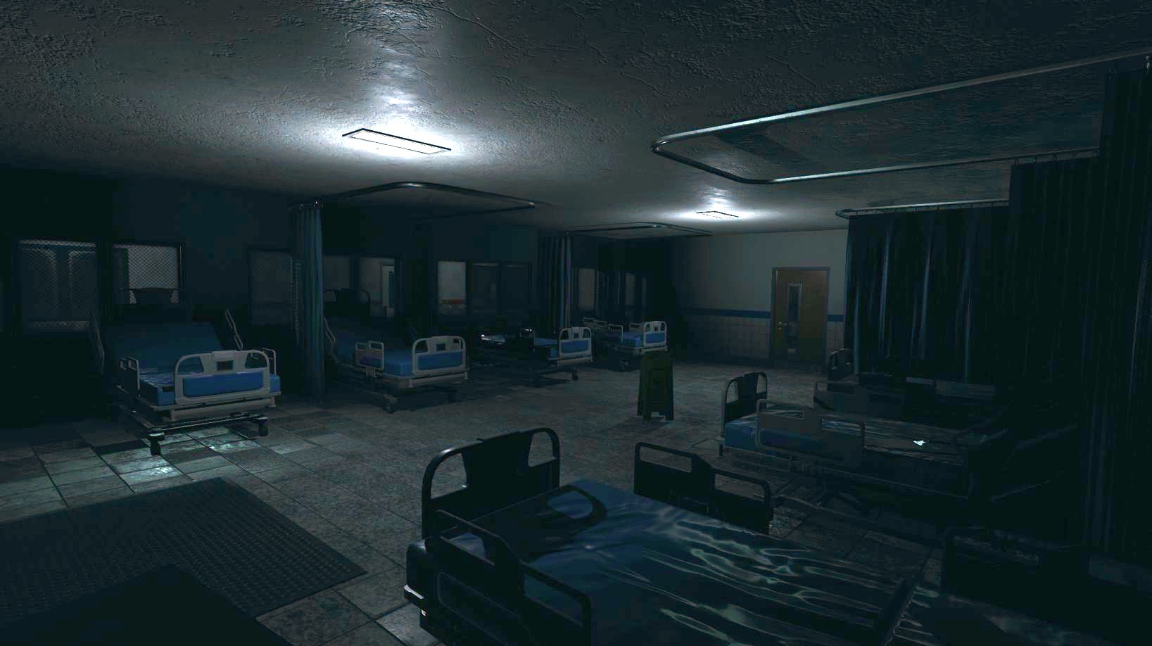 Phasmophobia screenshot: realistic, first-person, no outlines, realistic lighting (environment)