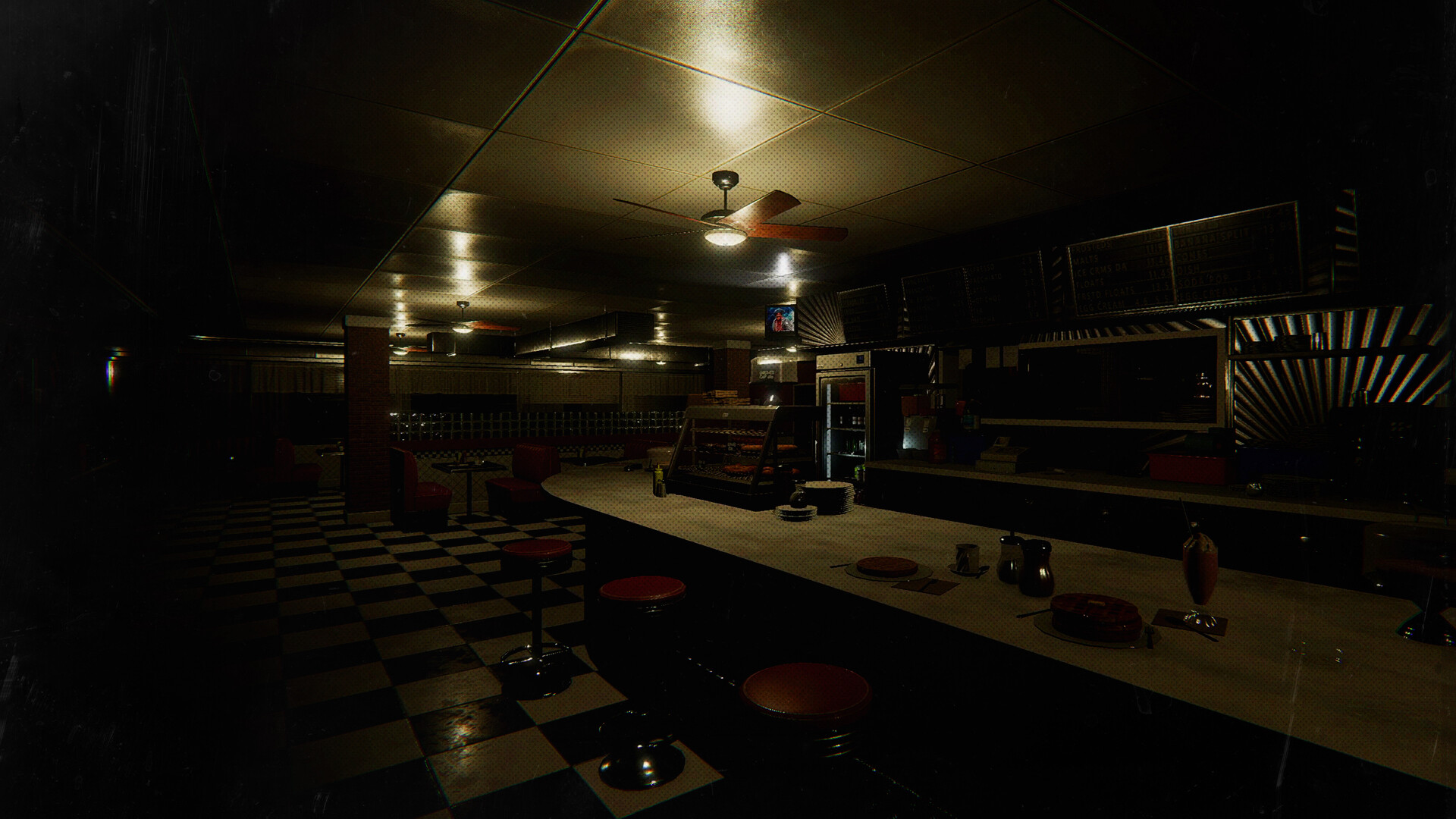 Phasmophobia screenshot: realistic, first-person, no outlines, realistic lighting (environment)