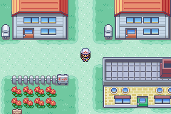 Pokémon LeafGreen Version screenshot: pixel art, three-quarter, colored outlines (environment)