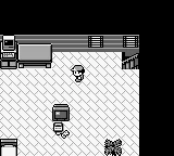 Pokémon Red Version screenshot: pixel art, three-quarter, black outlines (environment)