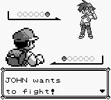 Pokémon Red Version screenshot: pixel art, three-quarter, black outlines (character, cutscene)