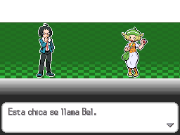 Pokémon White Version screenshot: pixel art, low-poly, three-quarter, black outlines (character, cutscene)