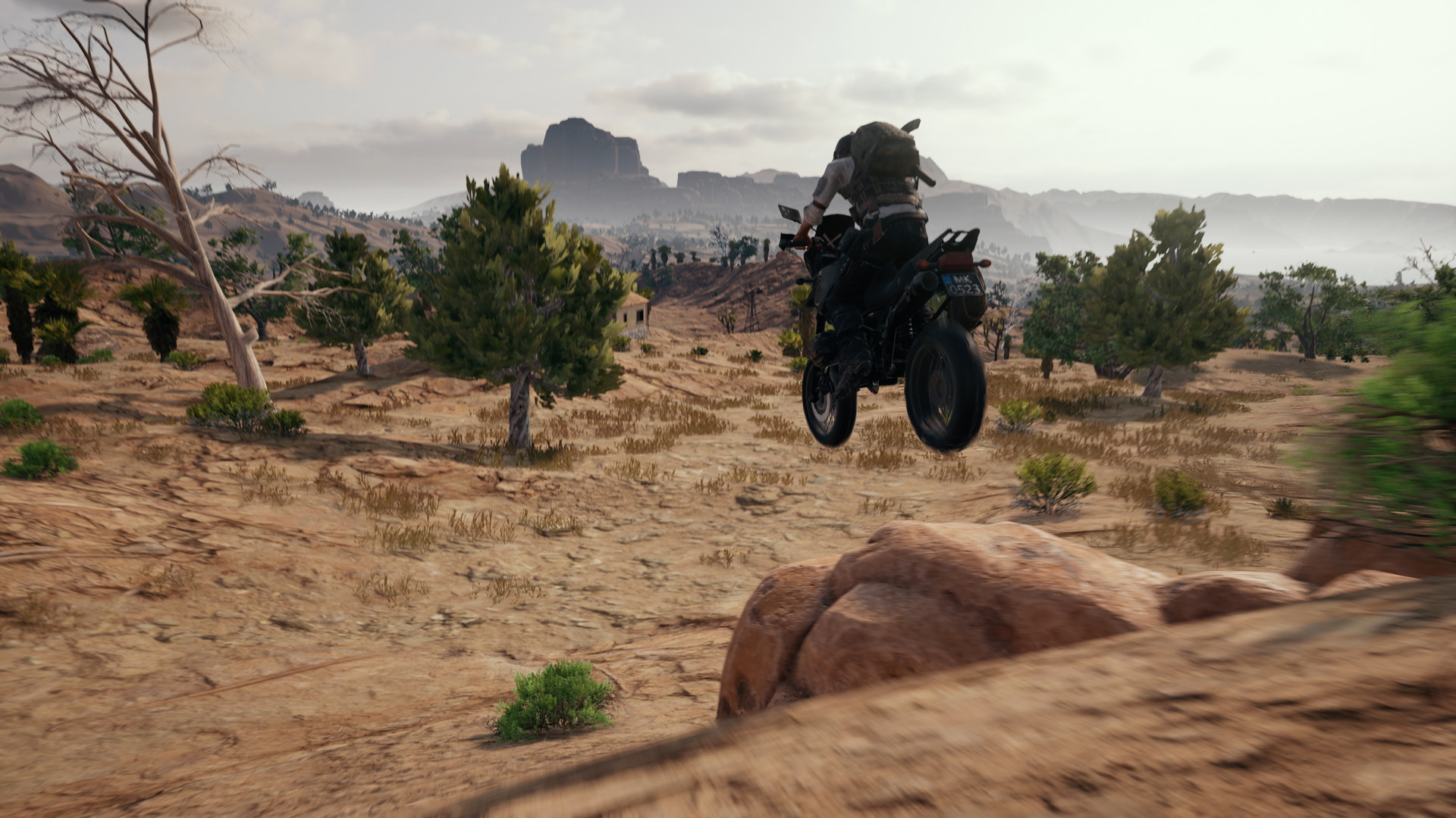 PUBG: BATTLEGROUNDS screenshot: realistic, third-person, first-person, no outlines, realistic lighting (environment, character)