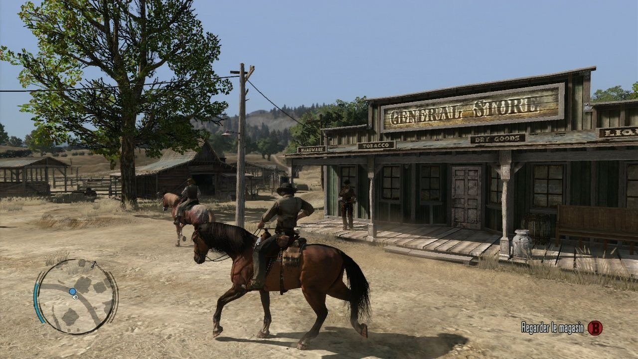 Red Dead Redemption screenshot: realistic, third-person, no outlines, realistic lighting (environment, character)