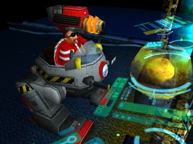 Sonic Adventure 2 screenshot: stylized 3d, third-person, no outlines, soft gradient (environment, character, cutscene)