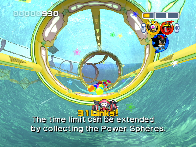 Sonic Heroes screenshot: stylized 3d, third-person, no outlines, soft gradient (environment)