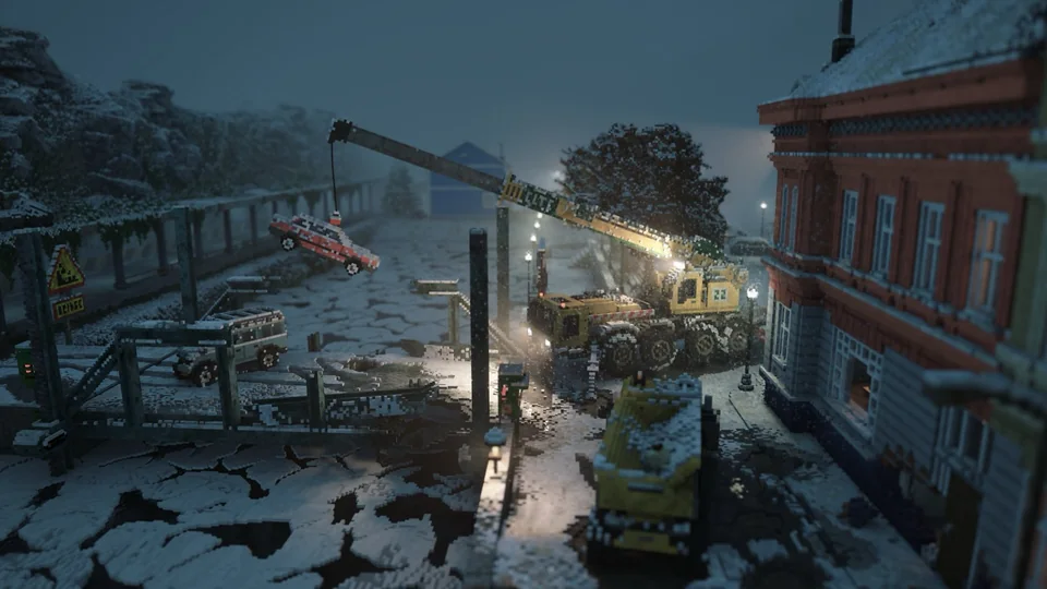 Teardown screenshot: voxel, first-person, realistic lighting (environment)