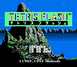 Tetris 2 screenshot: pixel art, fixed camera, flat / unlit (ui / menu)