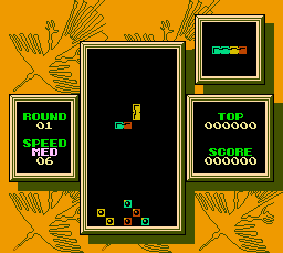 Tetris 2 screenshot: pixel art, fixed camera, flat / unlit (ui / menu)