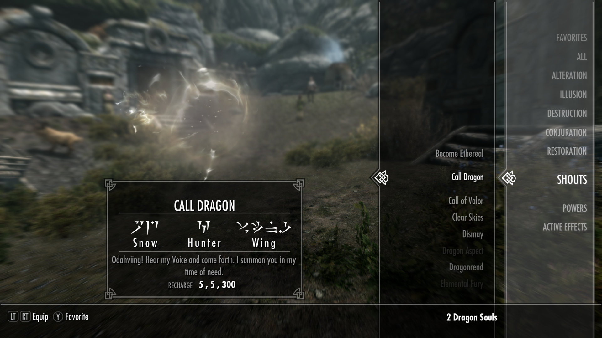 The Elder Scrolls V: Skyrim screenshot: realistic, first-person, third-person, no outlines, realistic lighting (ui / menu)