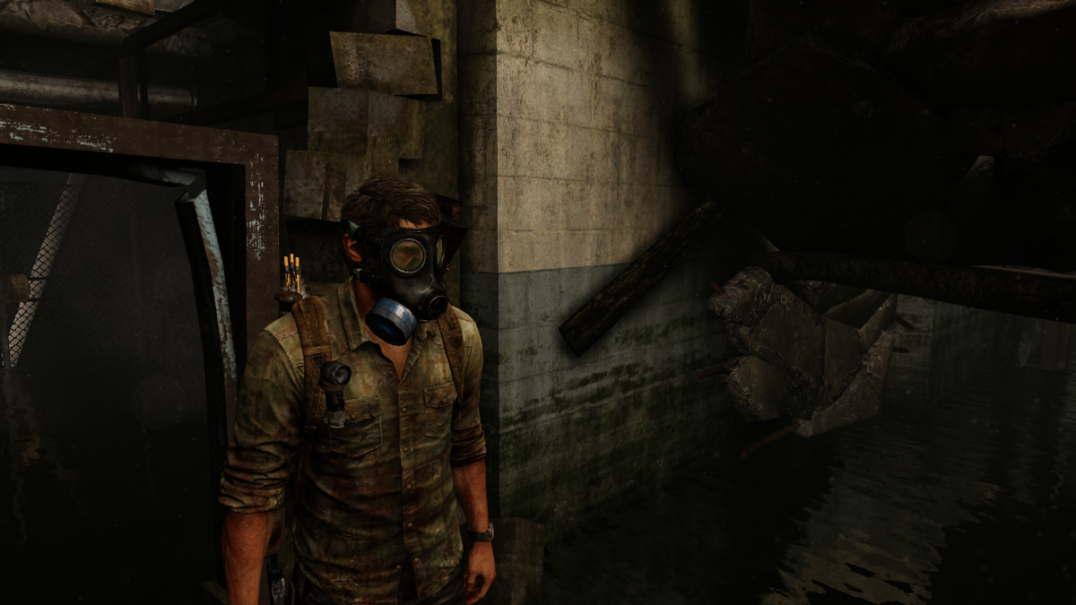 The Last of Us screenshot: realistic, third-person, no outlines, realistic lighting (environment, character)