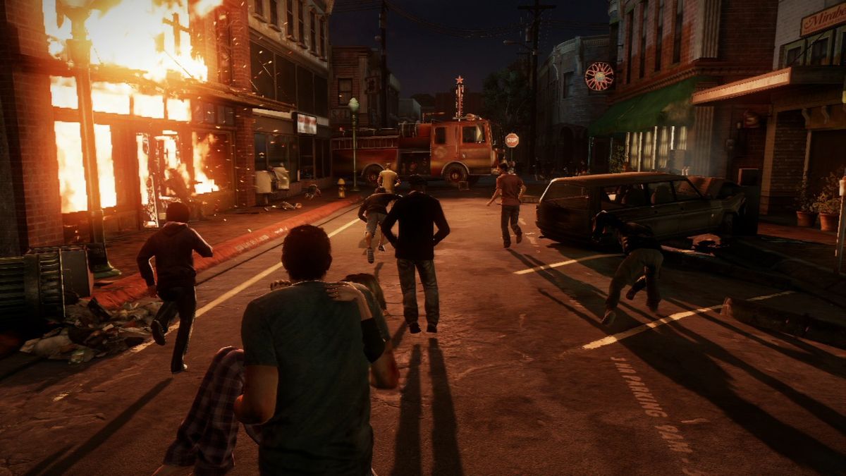 The Last of Us screenshot: realistic, third-person, no outlines, realistic lighting (environment, character)