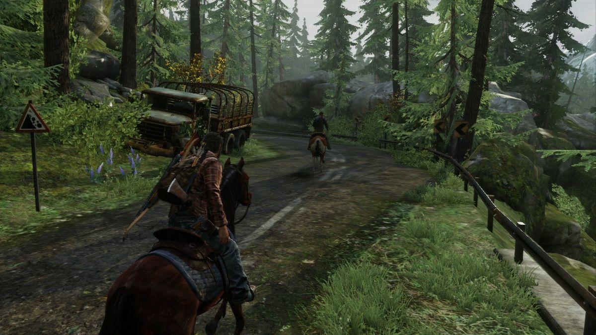 The Last of Us screenshot: realistic, third-person, no outlines, realistic lighting (environment, character)