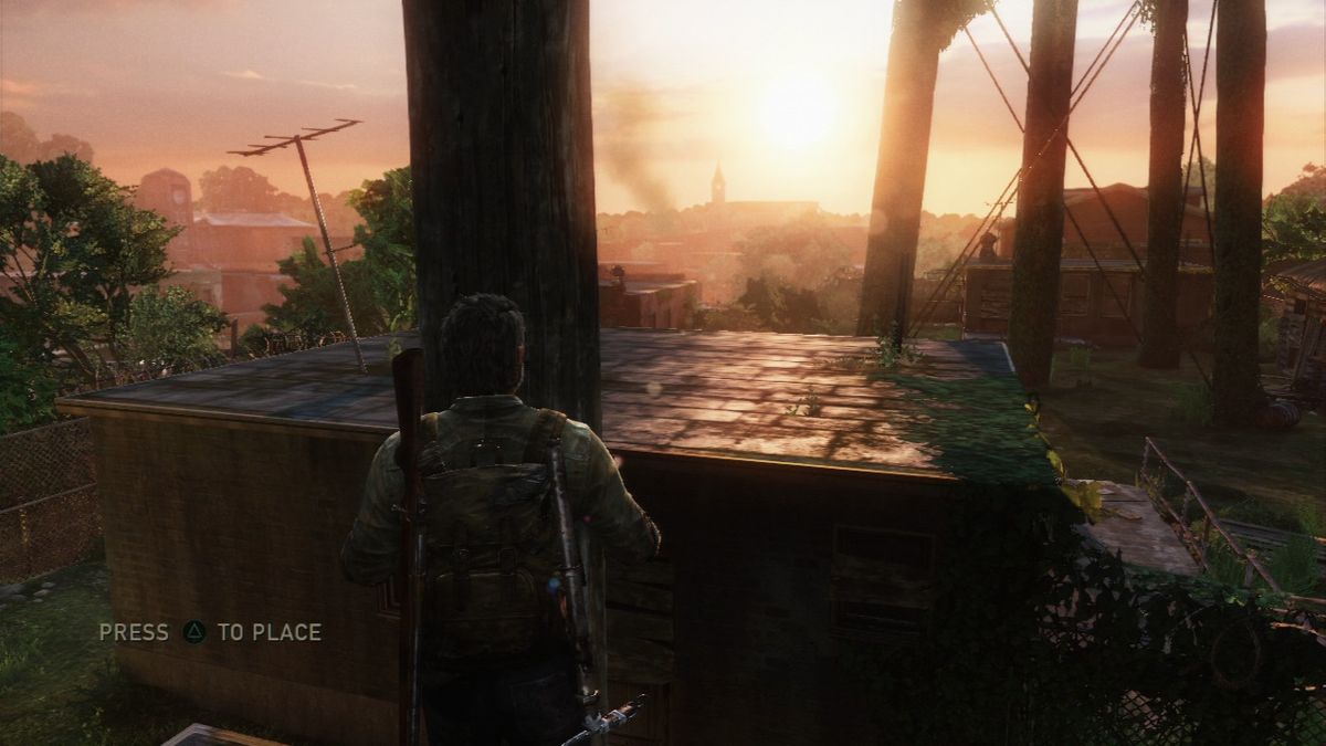 The Last of Us screenshot: realistic, third-person, no outlines, realistic lighting (environment)