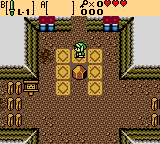 The Legend of Zelda: Oracle of Ages screenshot: pixel art, three-quarter, black outlines (environment)
