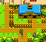 The Legend of Zelda: Oracle of Ages screenshot: pixel art, three-quarter, black outlines (environment)