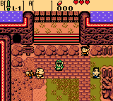 The Legend of Zelda: Oracle of Ages screenshot: pixel art, three-quarter, black outlines (environment)