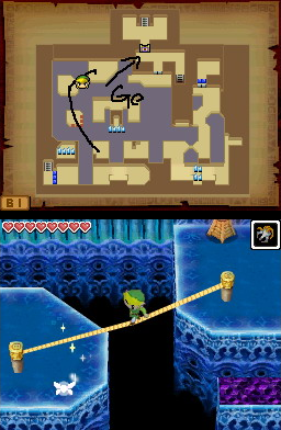 The Legend of Zelda: Phantom Hourglass screenshot: cel-shaded, low-poly, three-quarter, third-person, no outlines (environment)
